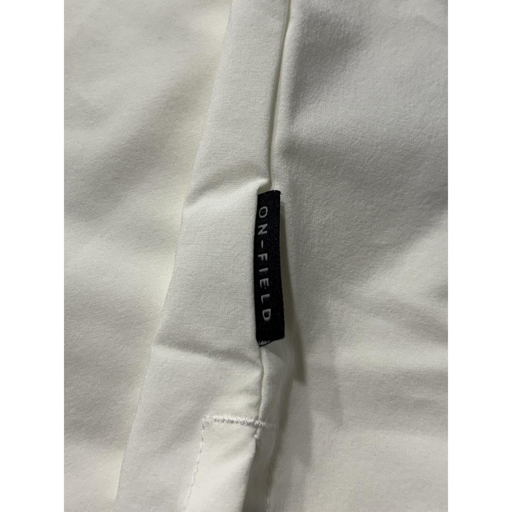 Pittsburgh Steelers Polo Shirt Mens Medium White NFL Football Nike Dri Fit - Picture 3 of 16